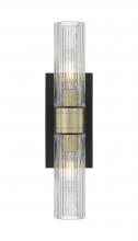 Innovations Lighting 617-2W-BAB-G617-8SCL - Boreas - 2 Light - 18 inch - Black Antique Brass - Bath Vanity Light