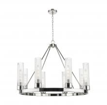 Innovations Lighting 617-8CR-PN-G617-11SCL - Boreas - 8 Light - 36 inch - Polished Nickel - Chandelier