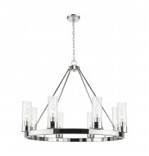 Innovations Lighting 617-8CR-PN-G617-8SDY - Boreas - 8 Light - 36 inch - Polished Nickel - Chandelier