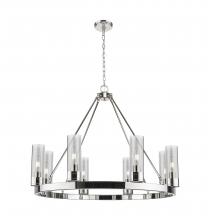 Innovations Lighting 617-8CR-PN-G617-8SM - Boreas - 8 Light - 36 inch - Polished Nickel - Chandelier