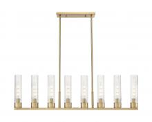 Innovations Lighting 617-8I-BB-G617-11SCL - Boreas - 8 Light - 48 inch - Brushed Brass - Linear Pendant