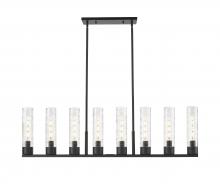 Innovations Lighting 617-8I-BK-G617-11DE - Boreas - 8 Light - 48 inch - Matte Black - Linear Pendant