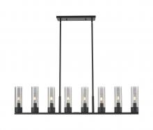 Innovations Lighting 617-8I-BK-G617-8SM - Boreas - 8 Light - 48 inch - Matte Black - Linear Pendant