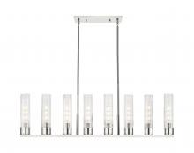 Innovations Lighting 617-8I-PN-G617-11SCL - Boreas - 8 Light - 48 inch - Polished Nickel - Linear Pendant