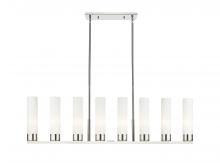 Innovations Lighting 617-8I-PN-G617-11SWH - Boreas - 8 Light - 48 inch - Polished Nickel - Linear Pendant