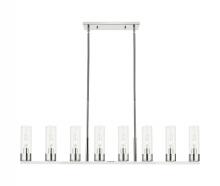 Innovations Lighting 617-8I-PN-G617-8CL - Boreas - 8 Light - 48 inch - Polished Nickel - Linear Pendant