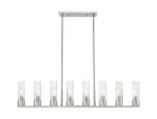 Innovations Lighting 617-8I-SN-G617-8SCL - Boreas - 8 Light - 48 inch - Satin Nickel - Linear Pendant