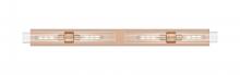 Innovations Lighting 617L-4W-AC-G617-11CL - Boreas - 4 Light - 51 inch - Antique Copper - Bath Vanity Light
