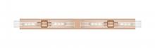 Innovations Lighting 617L-4W-AC-G617-11SDY - Boreas - 4 Light - 51 inch - Antique Copper - Bath Vanity Light