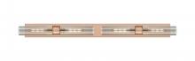 Innovations Lighting 617L-4W-AC-G617-11SM - Boreas - 4 Light - 51 inch - Antique Copper - Bath Vanity Light