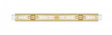 Innovations Lighting 617L-4W-BB-G617-11CL - Boreas - 4 Light - 51 inch - Brushed Brass - Bath Vanity Light