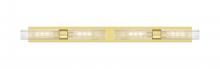 Innovations Lighting 617L-4W-SG-G617-11SCL - Boreas - 4 Light - 51 inch - Satin Gold - Bath Vanity Light