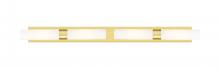 Innovations Lighting 617L-4W-SG-G617-11SWH - Boreas - 4 Light - 51 inch - Satin Gold - Bath Vanity Light