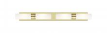 Innovations Lighting 617S-4W-AB-G617-8SWH - Boreas - 4 Light - 39 inch - Antique Brass - Bath Vanity Light