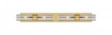 Innovations Lighting 617S-4W-BB-G617-8SM - Boreas - 4 Light - 39 inch - Brushed Brass - Bath Vanity Light