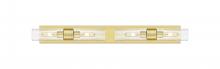 Innovations Lighting 617S-4W-SG-G617-8SDY - Boreas - 4 Light - 39 inch - Satin Gold - Bath Vanity Light