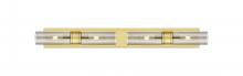 Innovations Lighting 617S-4W-SG-G617-8SM - Boreas - 4 Light - 39 inch - Satin Gold - Bath Vanity Light