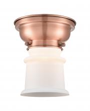 Innovations Lighting 623-1F-AC-G181S - Canton - 1 Light - 6 inch - Antique Copper - Flush Mount