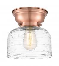 Innovations Lighting 623-1F-AC-G713 - Bell - 1 Light - 8 inch - Antique Copper - Flush Mount