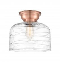 Innovations Lighting 623-1F-AC-G713-L - Bell - 1 Light - 12 inch - Antique Copper - Flush Mount