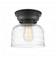 Innovations Lighting 623-1F-BK-G713 - Bell - 1 Light - 8 inch - Matte Black - Flush Mount