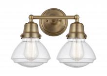 Innovations Lighting 623-2W-BB-G324 - Olean - 2 Light - 15 inch - Brushed Brass - Bath Vanity Light