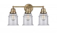 Innovations Lighting 623-3W-BB-G184 - Canton - 3 Light - 22 inch - Brushed Brass - Bath Vanity Light