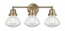 Innovations Lighting 623-3W-BB-G322 - Olean - 3 Light - 23 inch - Brushed Brass - Bath Vanity Light