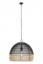 Innovations Lighting 659-1P-BK-20NT - Latham - 1 Light - 19 inch - Matte Black - Pendant