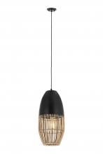 Innovations Lighting 660-1P-BK-8NT - Sabal - 1 Light - 8 inch - Matte Black - Mini Pendant