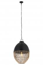 Innovations Lighting 661-1P-BK-14NT - Bismark - 1 Light - 14 inch - Matte Black - Pendant