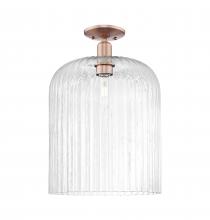 Innovations Lighting 716-1C-AC-G559-12CL - Bridal Veil - 1 Light - 12 inch - Antique Copper - Semi-Flush Mount