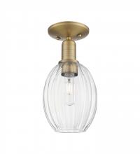 Innovations Lighting 716-1C-BB-G459-6CL - Preston Bulb - 1 Light - 6 inch - Brushed Brass - Semi-Flush Mount