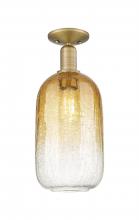 Innovations Lighting 716-1C-BB-G482-7AM - Brookhaven Cloche - 1 Light - 6 inch - Brushed Brass - Semi-Flush Mount