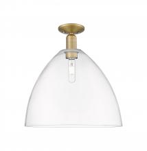 Innovations Lighting 716-1C-BB-GBD-162 - Bristol - 1 Light - 16 inch - Brushed Brass - Semi-Flush Mount