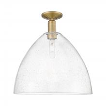 Innovations Lighting 716-1C-BB-GBD-164 - Bristol - 1 Light - 16 inch - Brushed Brass - Semi-Flush Mount