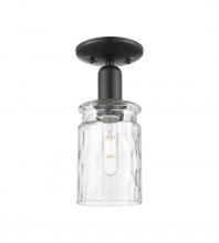 Innovations Lighting 716-1C-BK-G352 - Candor - 1 Light - 5 inch - Matte Black - Semi-Flush Mount