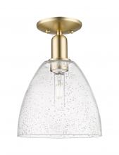 Innovations Lighting 716-1C-CB-GBD-94 - Bristol - 1 Light - 9 inch - Champagne Bronze - Semi-Flush Mount