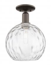 Innovations Lighting 716-1C-OB-G1215-10 - Athens Water Glass - 1 Light - 10 inch - Oil Rubbed Bronze - Semi-Flush Mount