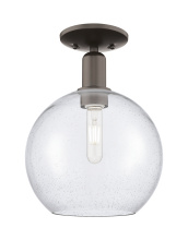 Innovations Lighting 716-1C-OB-G124-10 - Athens - 1 Light - 10 inch - Oil Rubbed Bronze - Semi-Flush Mount