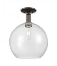 Innovations Lighting 716-1C-OB-G124-12 - Athens - 1 Light - 12 inch - Oil Rubbed Bronze - Semi-Flush Mount