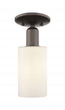 Innovations Lighting 716-1C-OB-G801 - Clymer - 1 Light - 4 inch - Oil Rubbed Bronze - Semi-Flush Mount