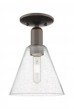 Innovations Lighting 716-1C-OB-GBC-84 - Berkshire Glass - 1 Light - 8 inch - Oil Rubbed Bronze - Semi-Flush Mount