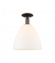 Innovations Lighting 716-1C-OB-GBD-121 - Bristol - 1 Light - 12 inch - Oil Rubbed Bronze - Semi-Flush Mount