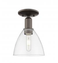 Innovations Lighting 716-1C-OB-GBD-752 - Bristol - 1 Light - 8 inch - Oil Rubbed Bronze - Semi-Flush Mount