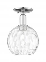 Innovations Lighting 716-1C-PC-G1215-8 - Athens Water Glass - 1 Light - 8 inch - Polished Chrome - Semi-Flush Mount