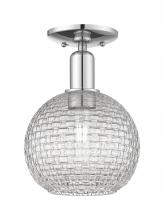 Innovations Lighting 716-1C-PC-G122C-8CL - Athens - 1 Light - 8 inch - Polished Chrome - Semi-Flush Mount
