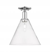 Innovations Lighting 716-1C-PC-GBC-122 - Berkshire Glass - 1 Light - 12 inch - Polished Chrome - Semi-Flush Mount