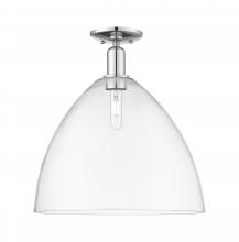 Innovations Lighting 716-1C-PC-GBD-162 - Bristol - 1 Light - 16 inch - Polished Chrome - Semi-Flush Mount