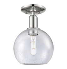 Innovations Lighting 716-1C-PN-G124-8 - Athens - 1 Light - 8 inch - Polished Nickel - Semi-Flush Mount